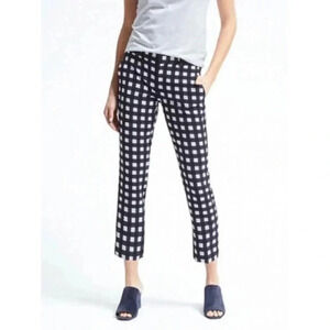 Banana  Republic Avery Fit Gingham Pattern Pant
